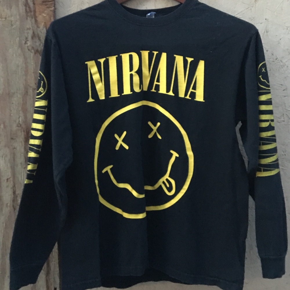 NIRVANA long sleeve band tee shirt